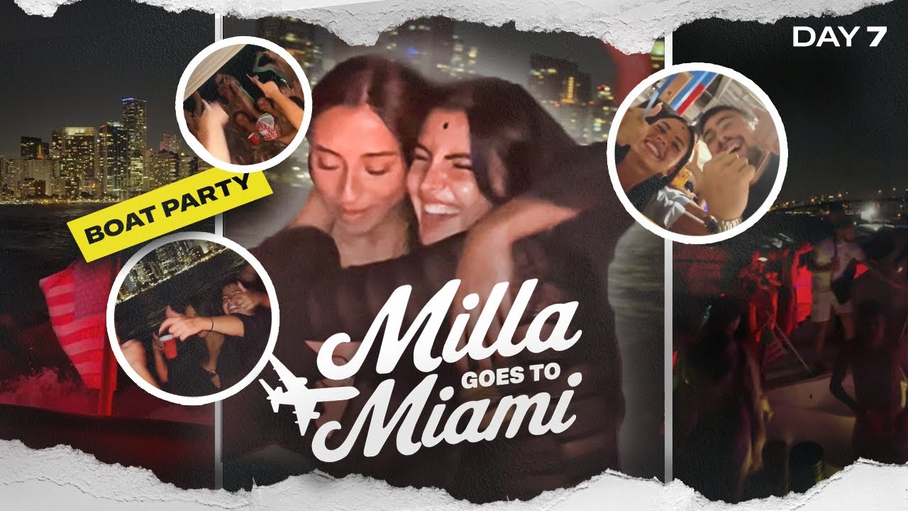 Un vero boat party a miami - vlog day 7 