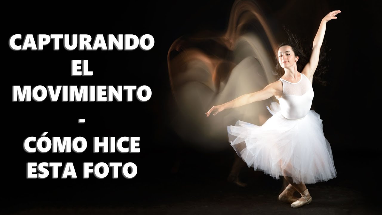 💃 LARGA EXPOSICIÓN en el ESTUDIO. 📸 (Cómo capturar el movimiento)