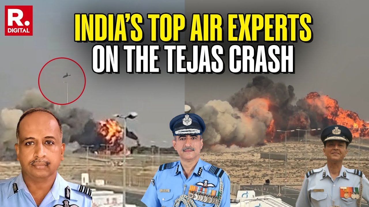 India’s Top Air Experts Speak on LCA Tejas Fighter Jet Crash | Dubai Air Show Crash