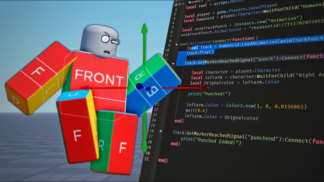 Cómo PROGRAMAR ANIMACIONES en ROBLOX