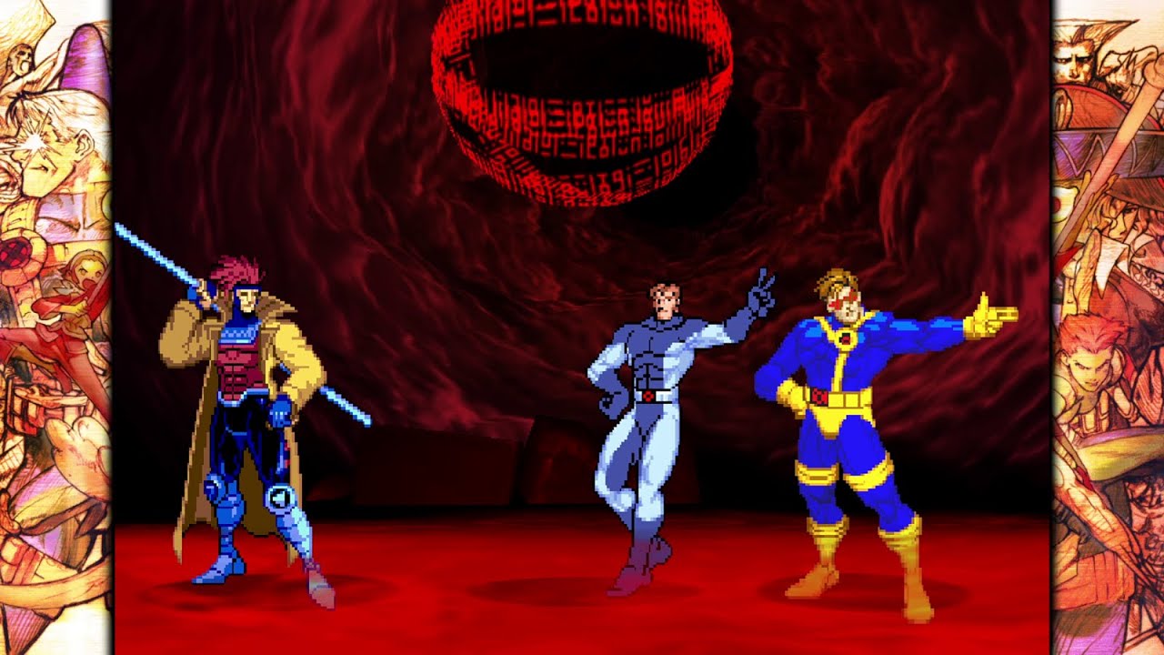 Marvel VS Capcom 2 - Gambit/Iceman/Cyclops - 8 Star Difficulty Playthrough