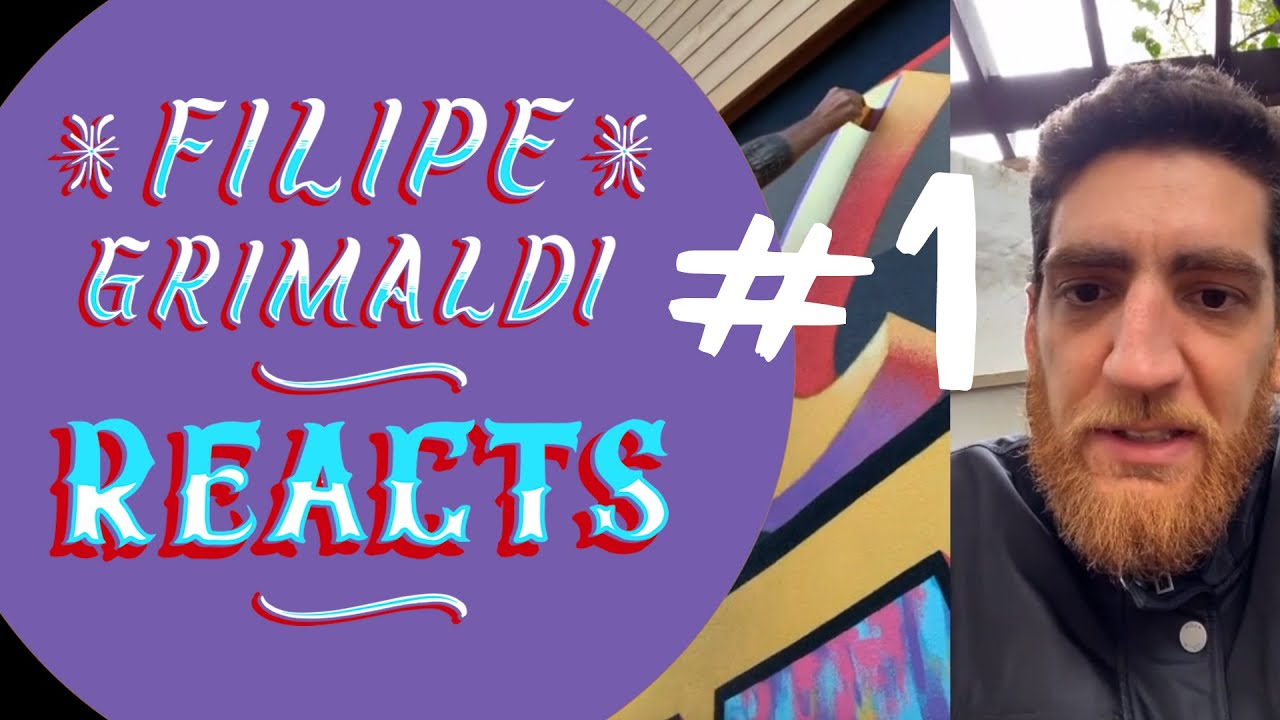 Filipe Grimaldi REACTS vídeos de arte #1