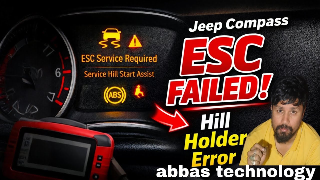 Jeep Compass ESC System Service + Hill Holder system fix problem