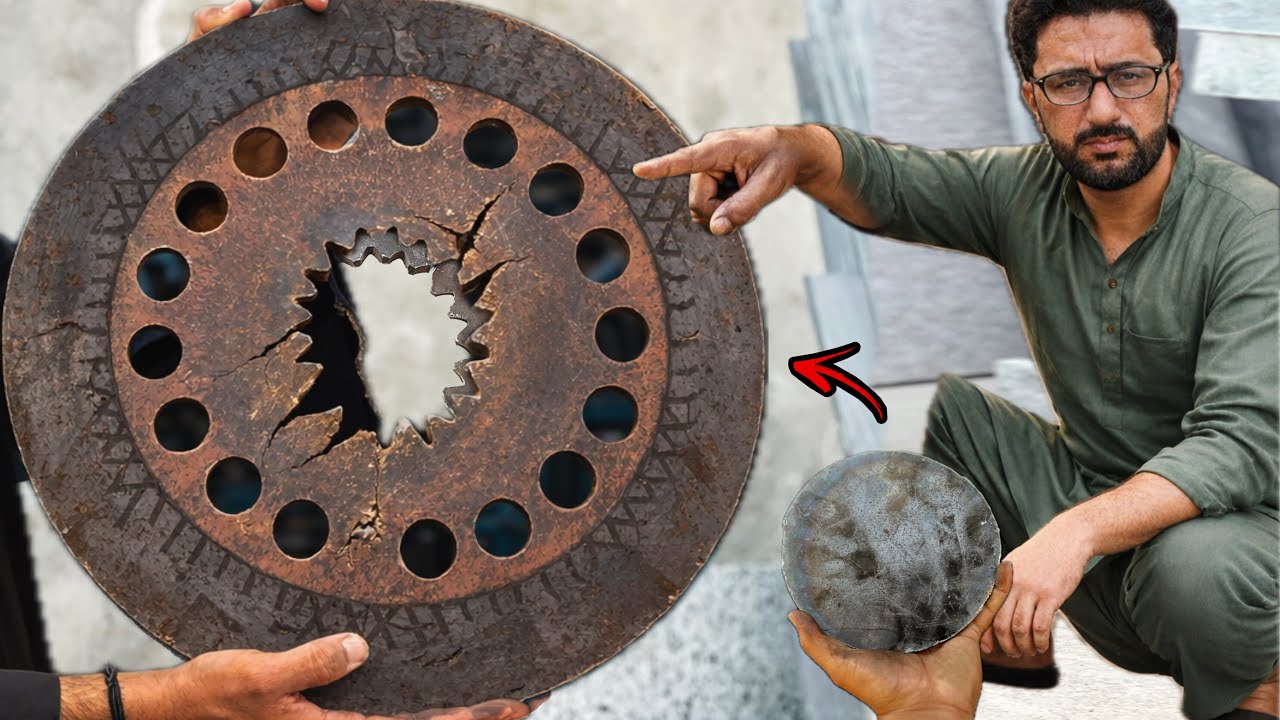Amazing Workshop Skill! Broken Drive Flange & Axle Hub Plate Repair