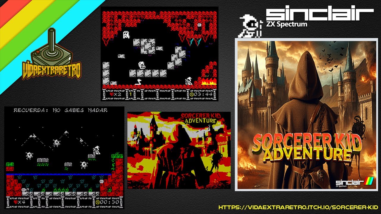 🧙&zwj;♂️​🐍ESTO ES MAGICO 🧙&zwj;♂️Sorcerer Kid Adventure (ZX Spectrum | 2024)