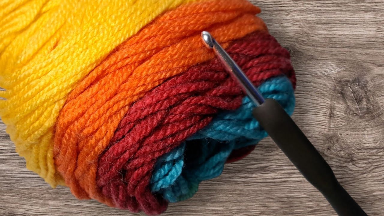 صفين فقط ! 😍 نمط كروشية رائع لعمل بطانية وكوفية سهل جدااا