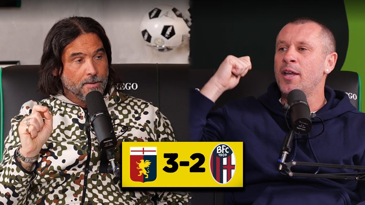 Genoa 3-2 Bologna – Chapeau a De Rossi – Cassano e Adani commentano la rimonta del Genoa