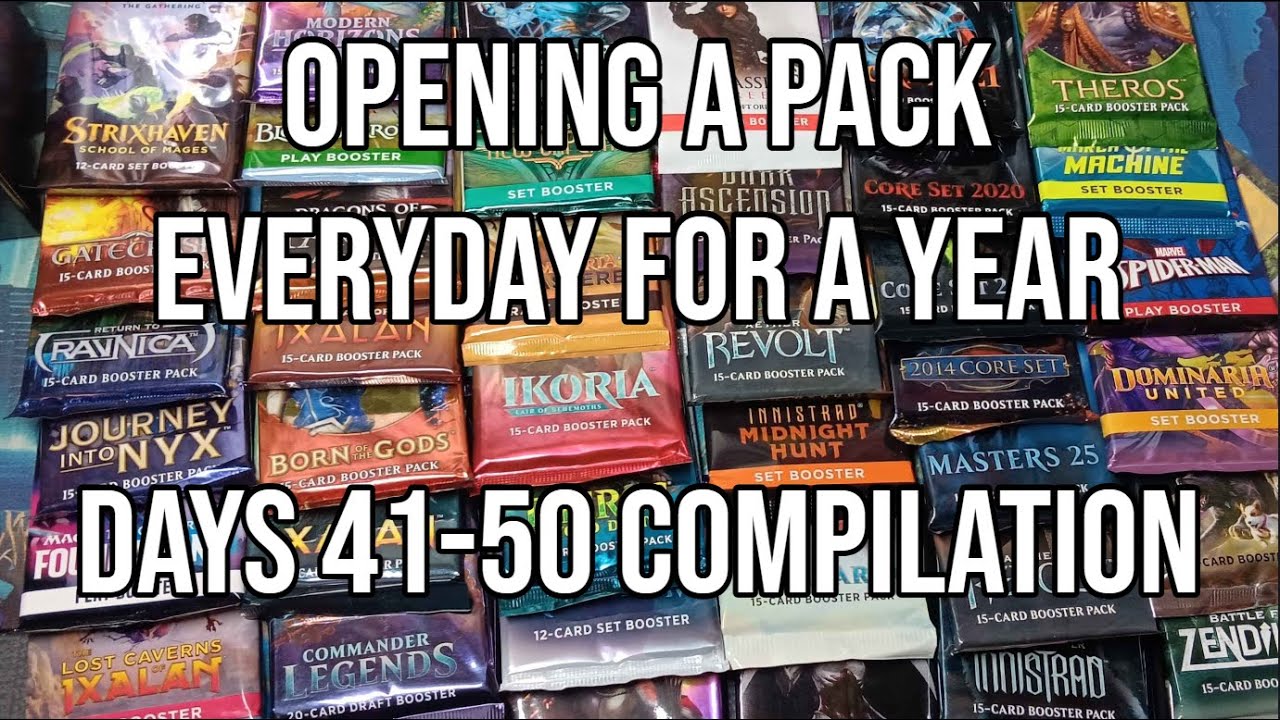Days 41–50: Opening a Pack Every Day for a Year! (MTG) #magicthegathering #mtg #packrip #cards