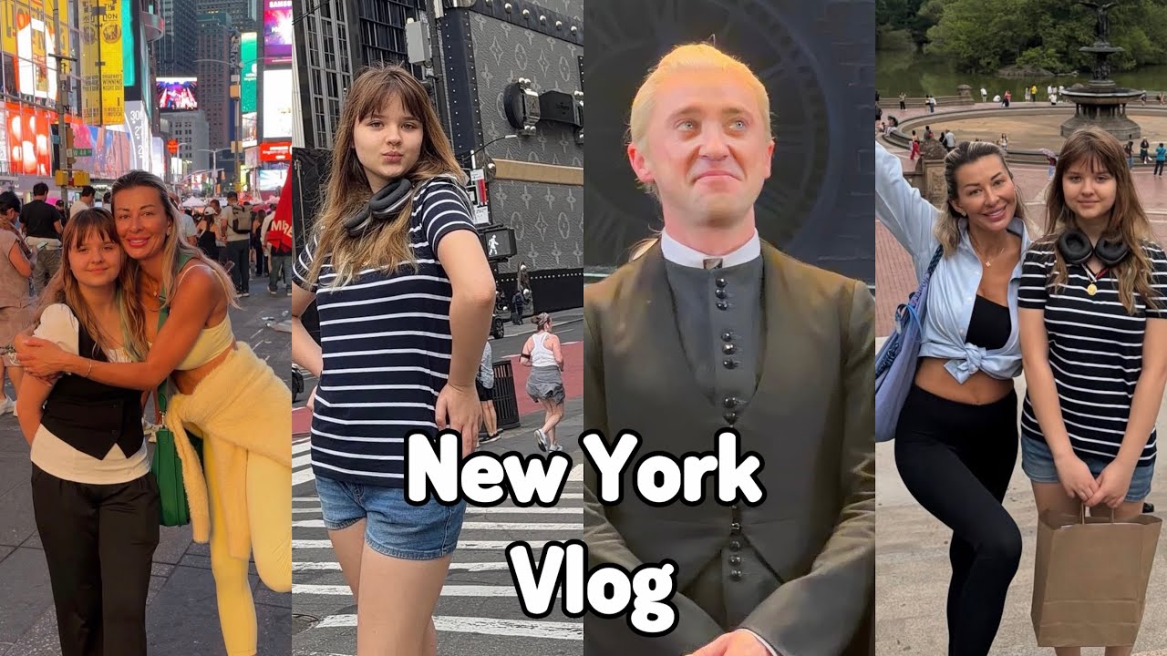 Влог: New York 😍 встретили Драко😍, шикарный отель, шоппинг, кайфуем с Саррой 💞