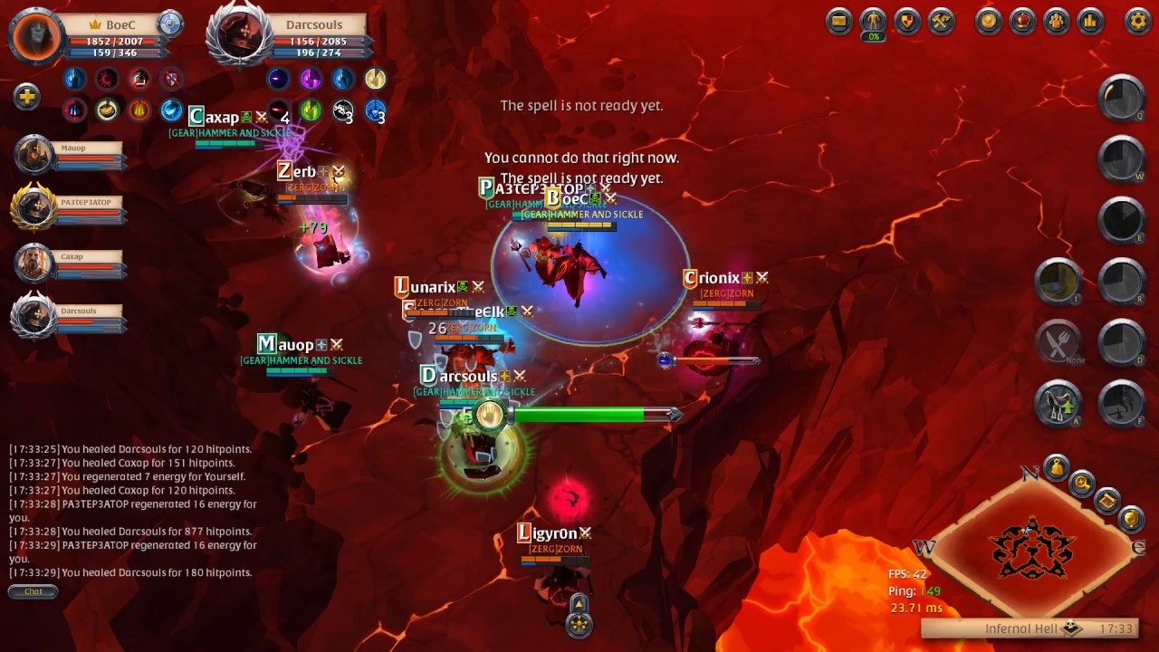 Stair Team of Hammer and Sickle Guild in Albion Online - HG 100 - Zorn