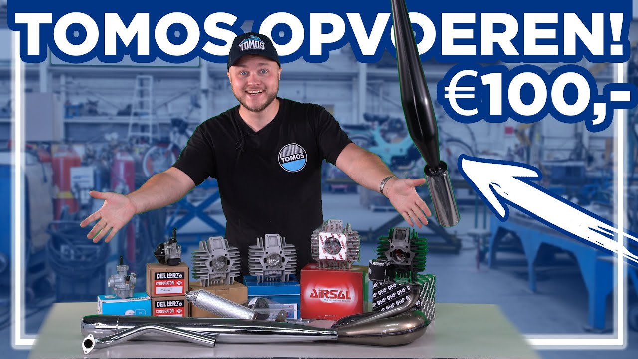 Tomos BROMMER OPVOEREN onder de 100 EURO! | TOMOSHOP