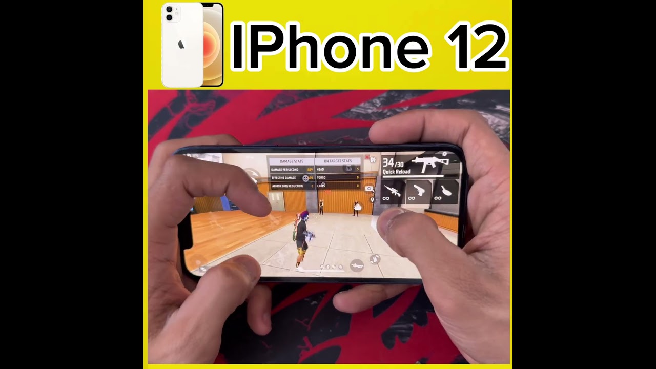 Iphone 12 Free Fire Gameplay And Handcam Senstivity Setting