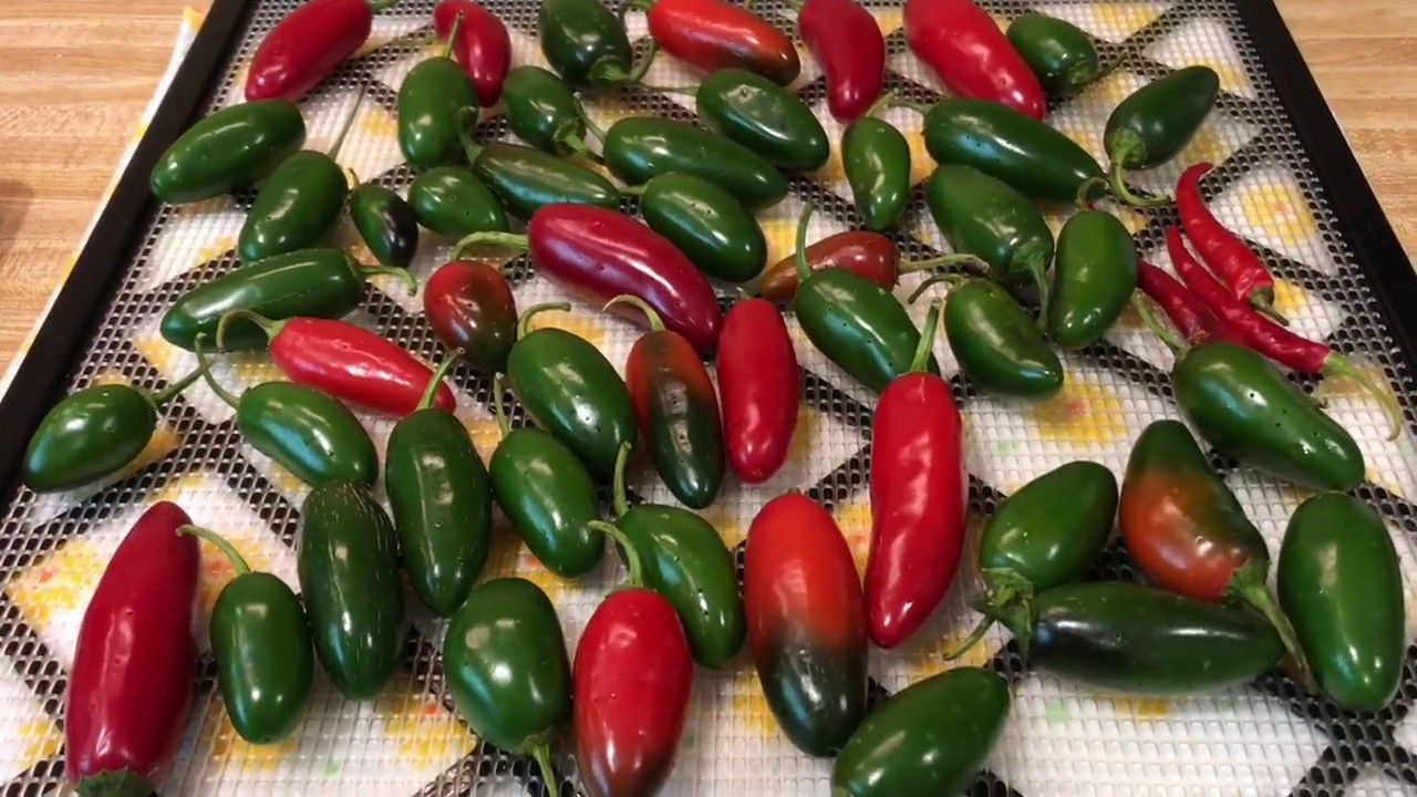 Dehydrating Peppers