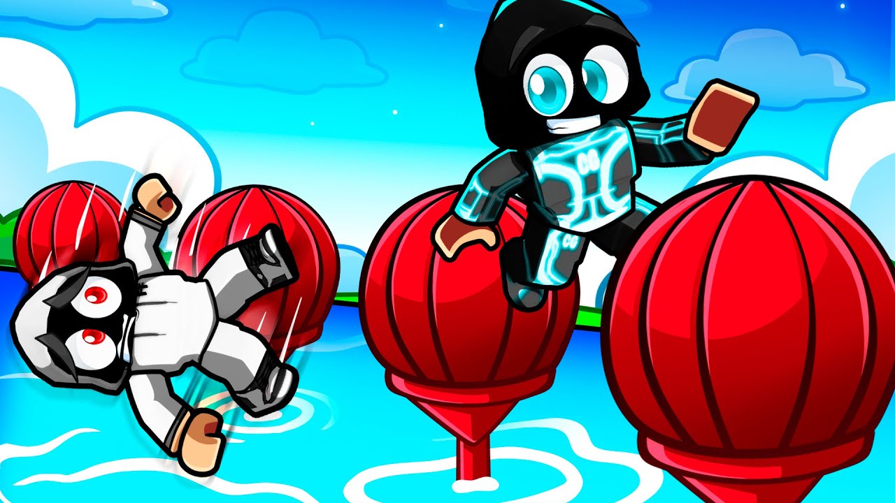 DON’T FALL INTO THE WATER! (ROBLOX NINJA WARRIOR)