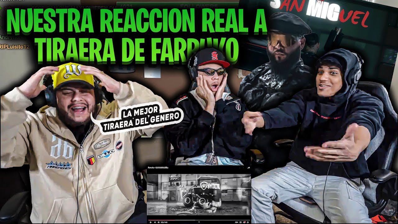 NUESTRA &ldquo;REACCI&Oacute;N REAL&rdquo; a TIRAERA DE FARRUKO PARA ANUEL (SanMiguel)&hellip;