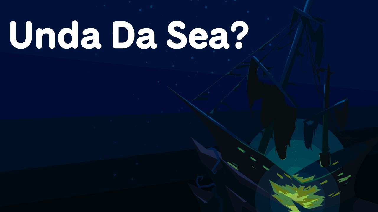 Vector Illustration: Cursed Lil Kraken Pirates! Environment Design