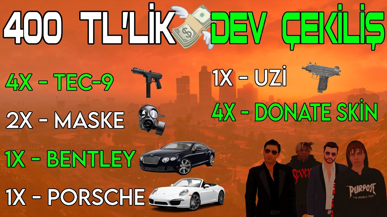 6000 ABONEYE ÖZEL 400 TL'LİK EFSANE ÇEKİLİŞ LAST ROLEPLAY