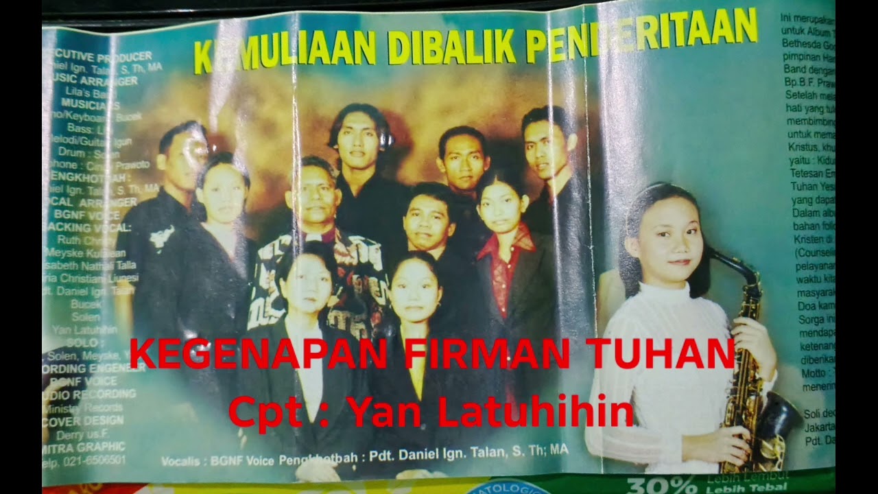KEGENAPAN FIRMAN TUHAN Cpt : Yan Latuhihin