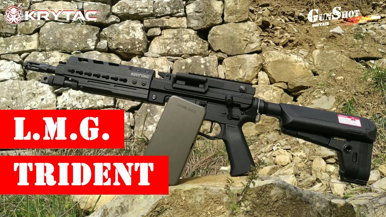 L.M.G. TRIDENT KRYTAC - REVIEW SOFTAIR (AUDIO: ITA)