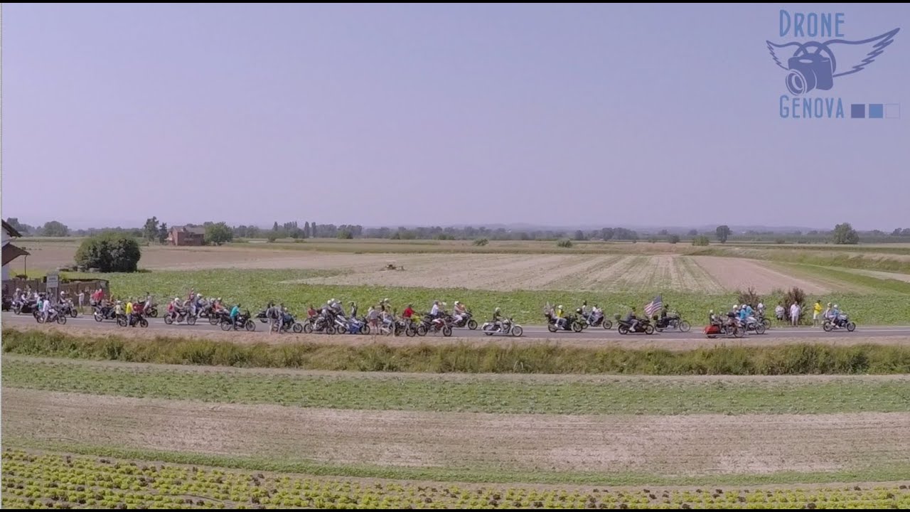 70° Motoraduno Internazionale Madonnina dei Centauri 2015 - Riprese aeree di Drone Genova
