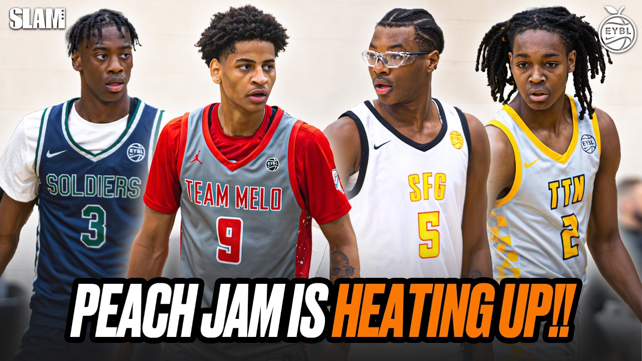 Bryce James MEAN BLOCK 🤬🔥 | Kiyan Anthony Dropped 27 | Peach Jam Day 7 Recap 🍑