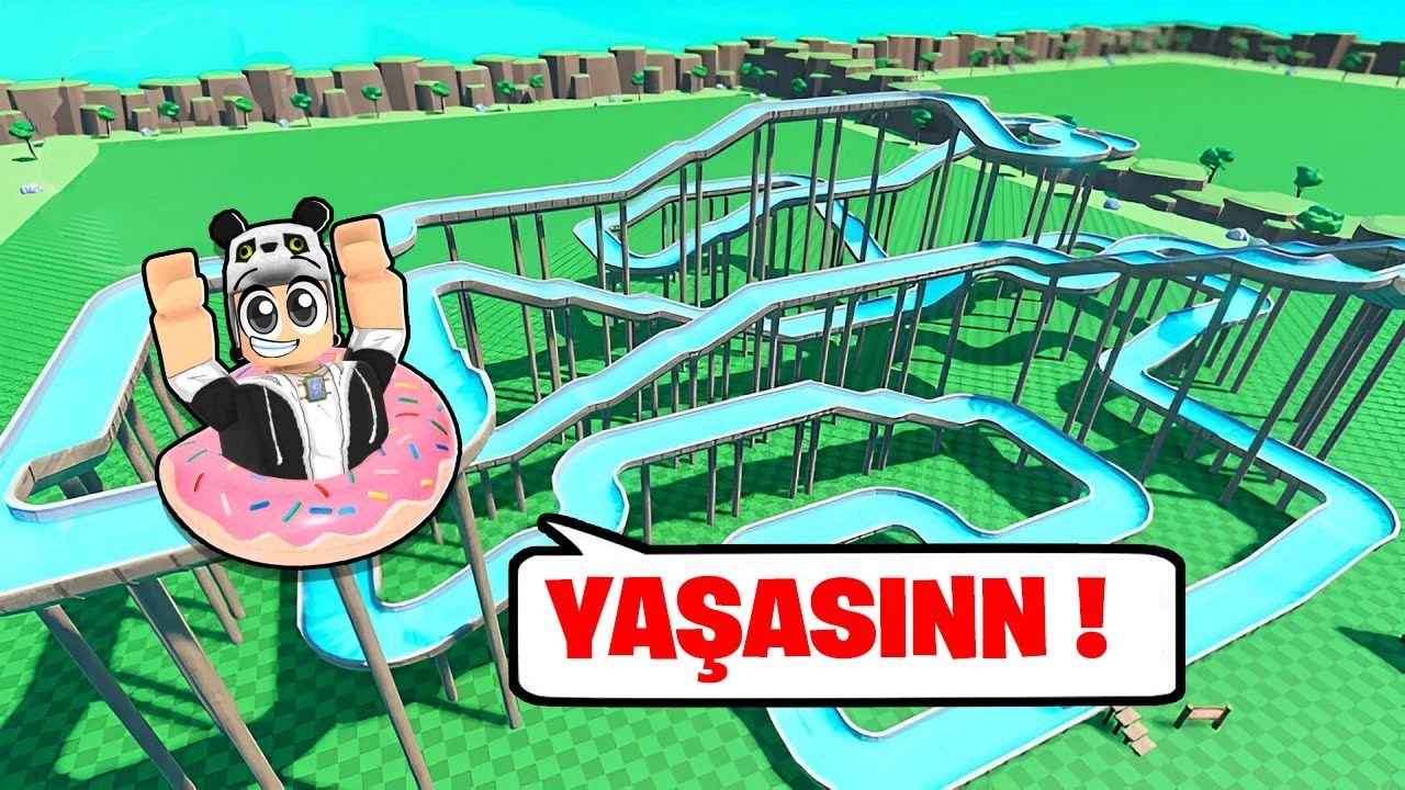 ПОСТРОЙ СВОЮ БЕЗУМНУЮ ВОДНУЮ ГОРКУ И КАТАЙСЯ НА НЕЙ! - Roblox