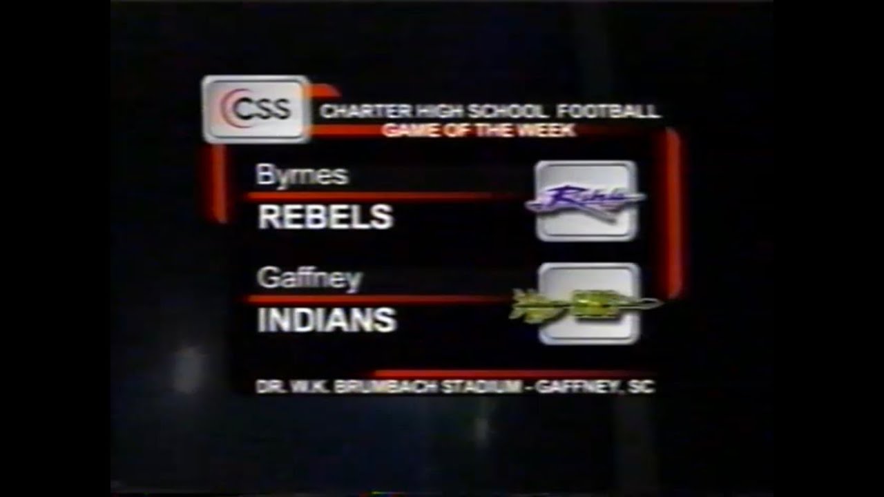 2004 | Gaffney Indians vs. Byrnes Rebels | Charter Game of the Week
