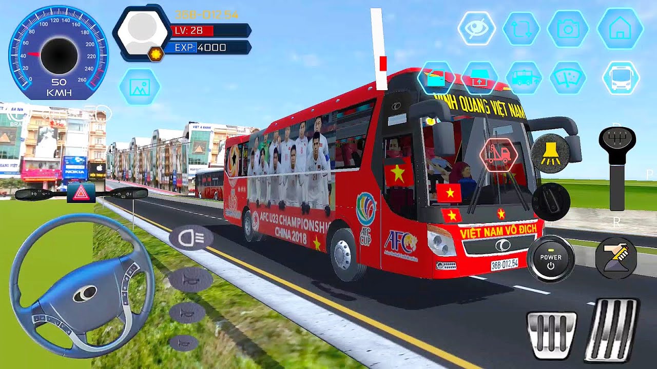 Bus Simulator Vietnam #3 | Thaco Universe Mỹ Đình - Nội Bài Part 2