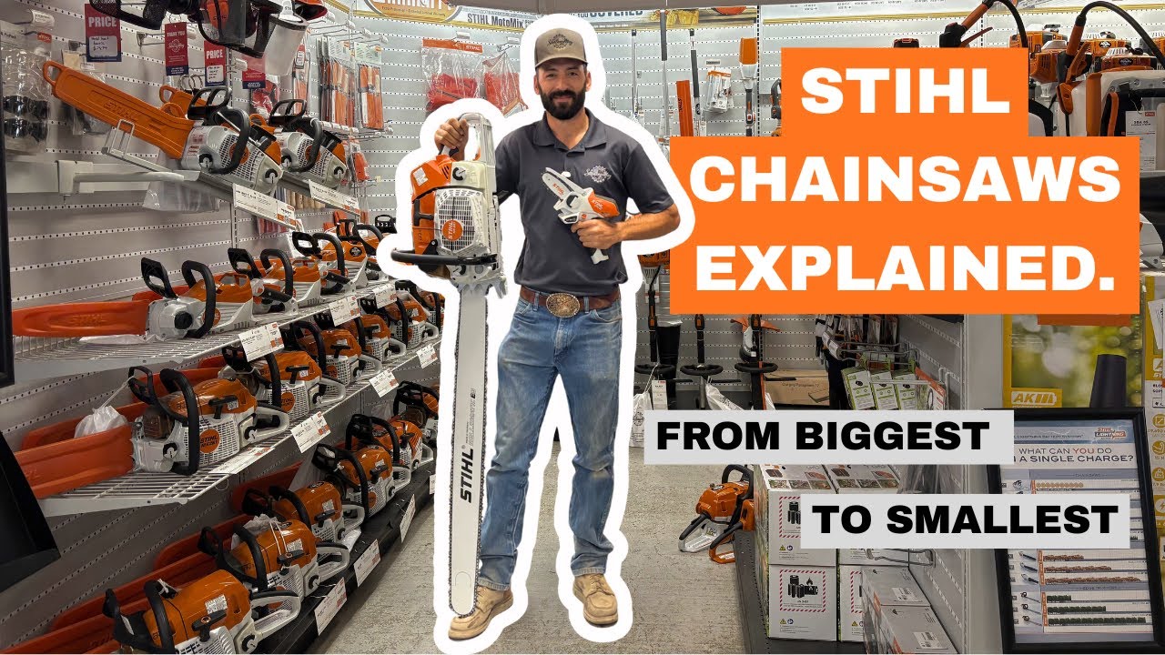 Как выбрать бензопилу, которая лучше всего соответствует вашим потребностям!