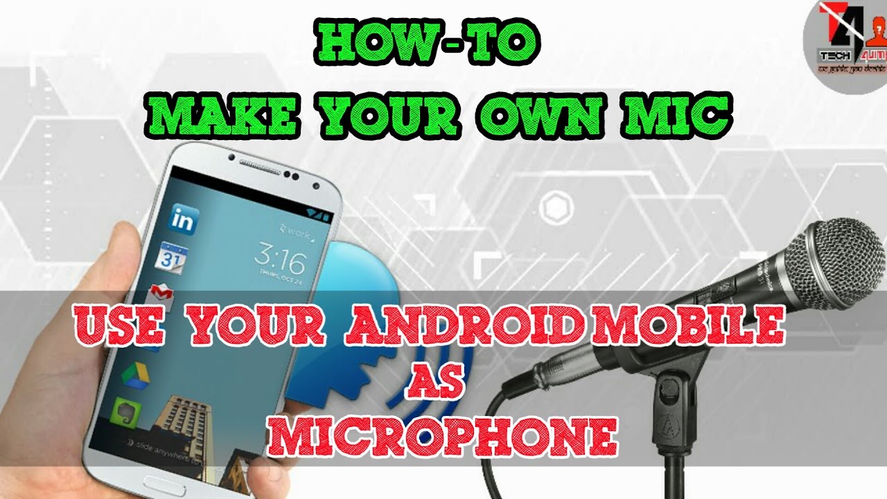 How to Use Android As Mic || Wireless Microphone || Make Microphone  DIY || Cheap Wireless Mic