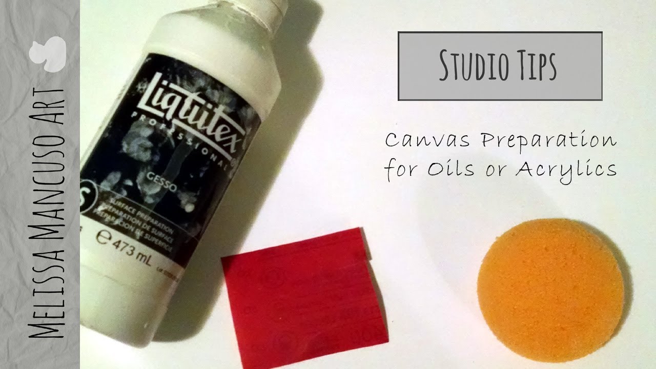 Preparing a Smooth Canvas for Painting - Oil or Acrylic