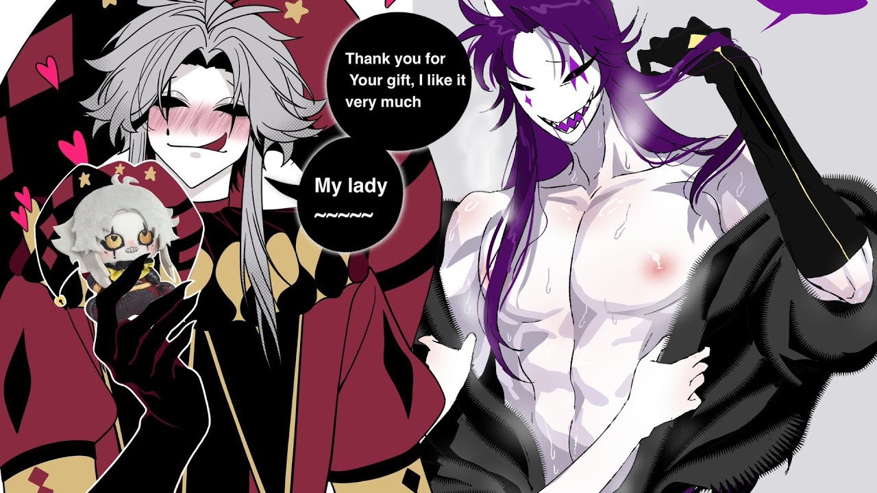 Blushing for His Lady~ 😏Pierrot x MC!😳❤️Jester x Y/N😈 The Freak Circus Comic Dub