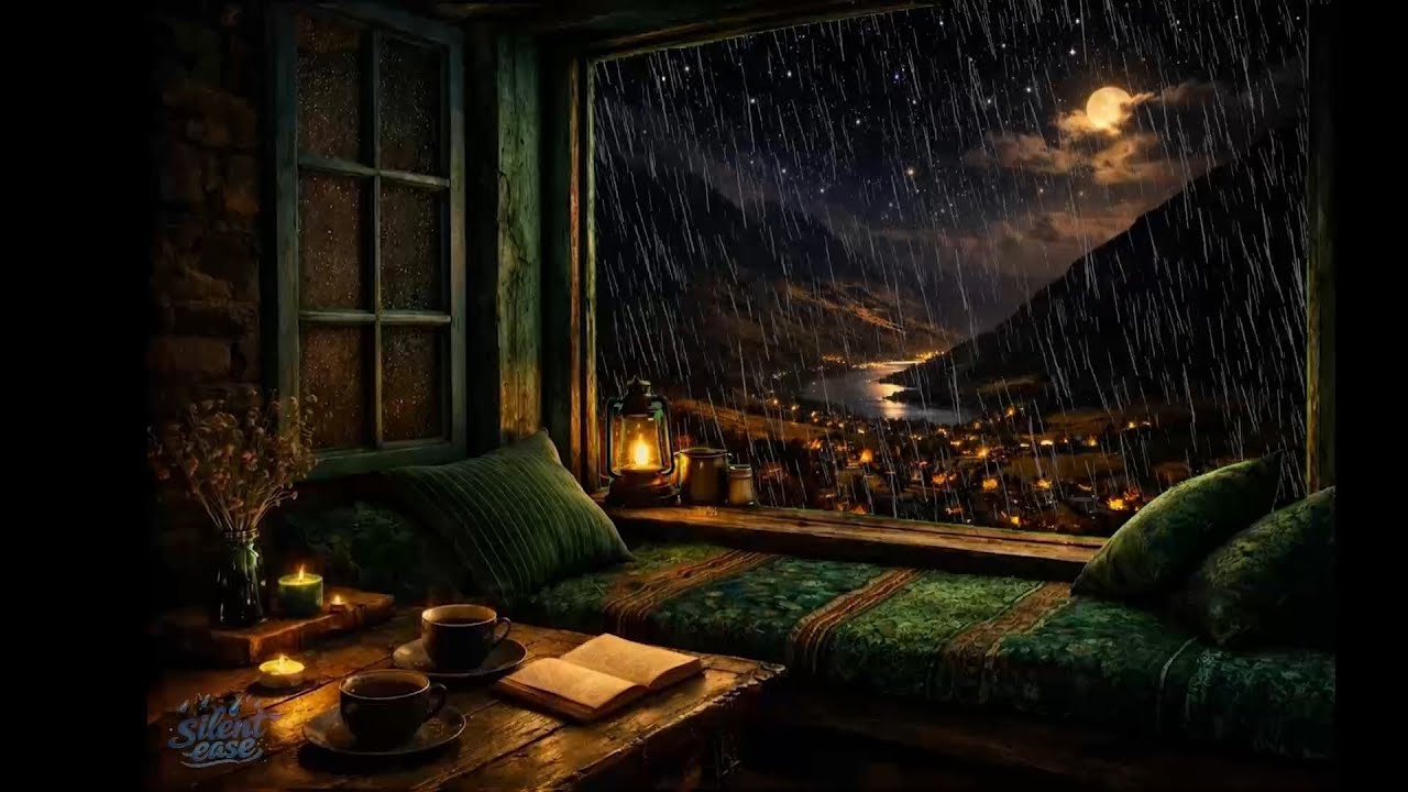 A Rainy Night to Feel Safe and Slow Down🌧️☔