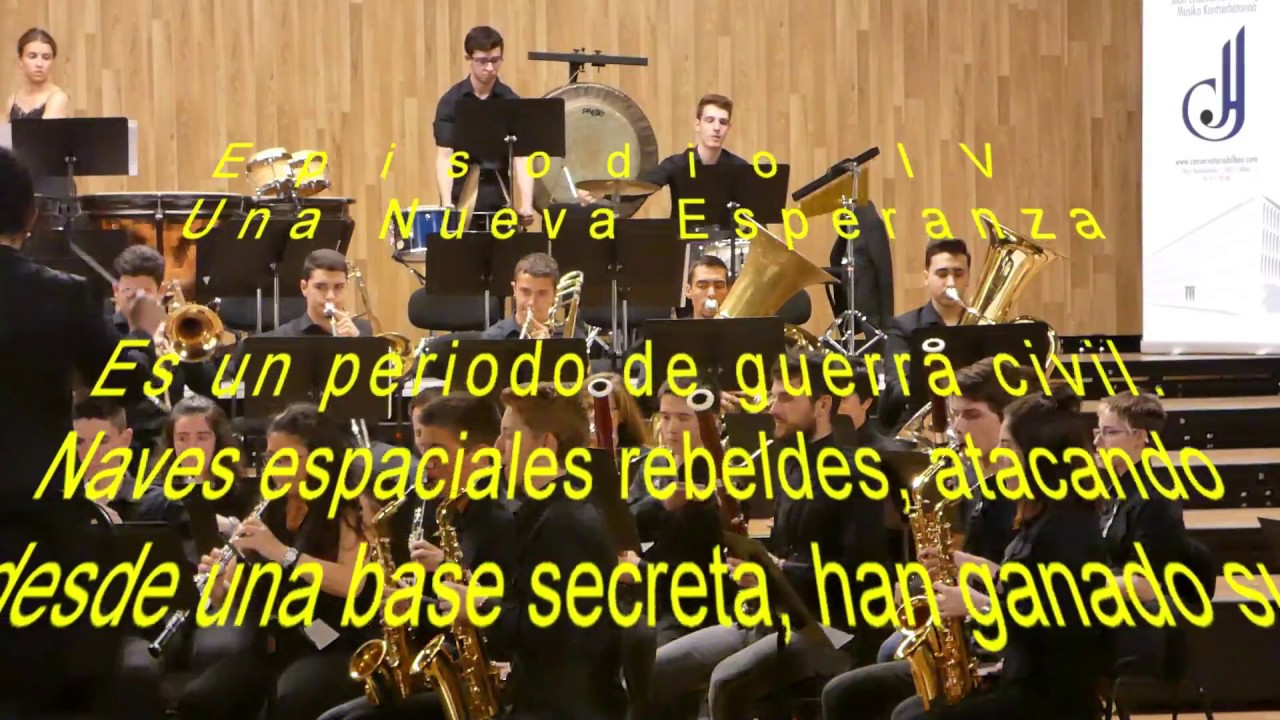 STAR WARS, CONSERVATORIO J. C. ARRIAGA de Bilbao,  2018