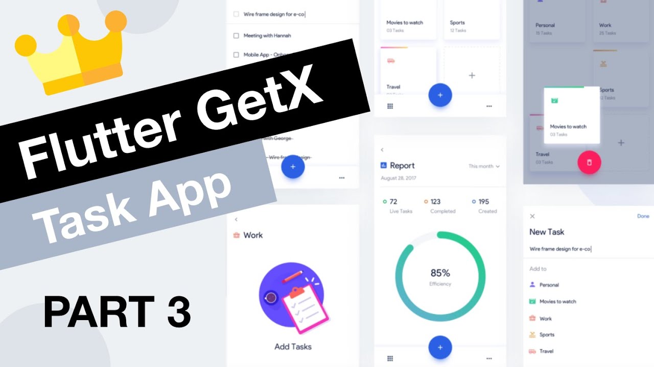 Flutter GetX Task Todo App Tutorial | App from Scratch Part 3
