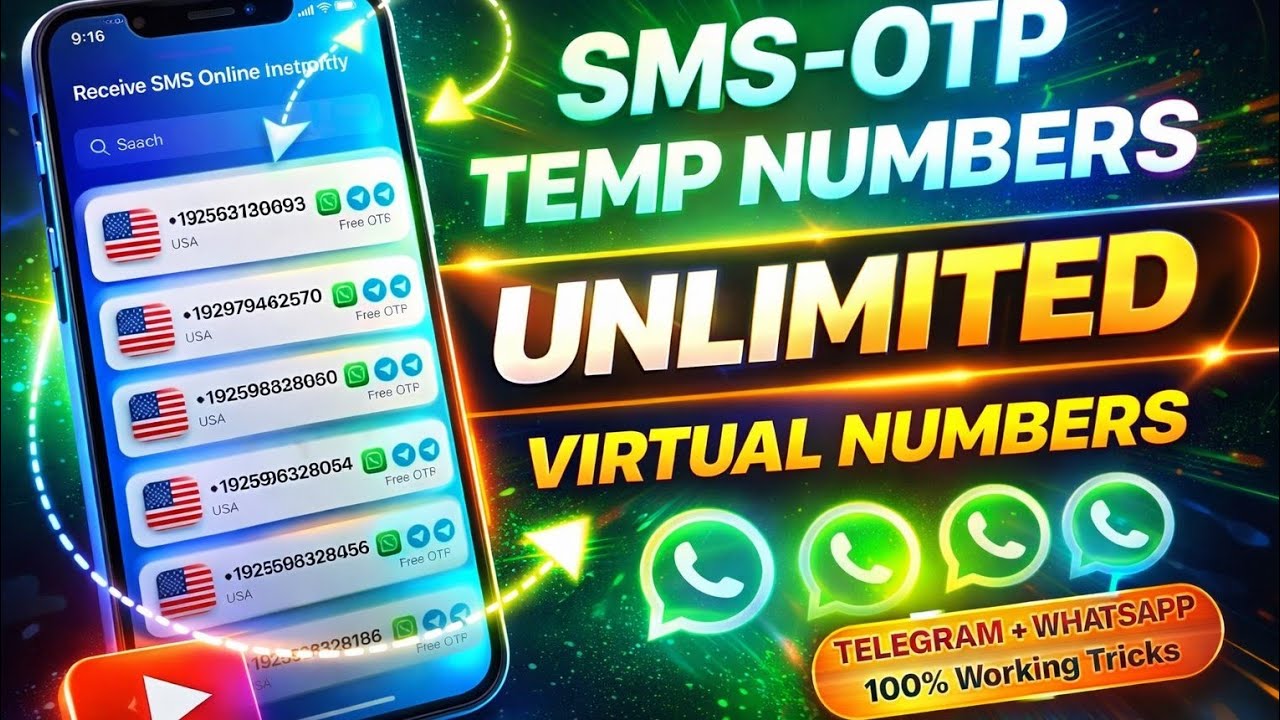 Virtual Phone Number For Verification | Temp Number For OTP | Free Virtual OTP Site 2026