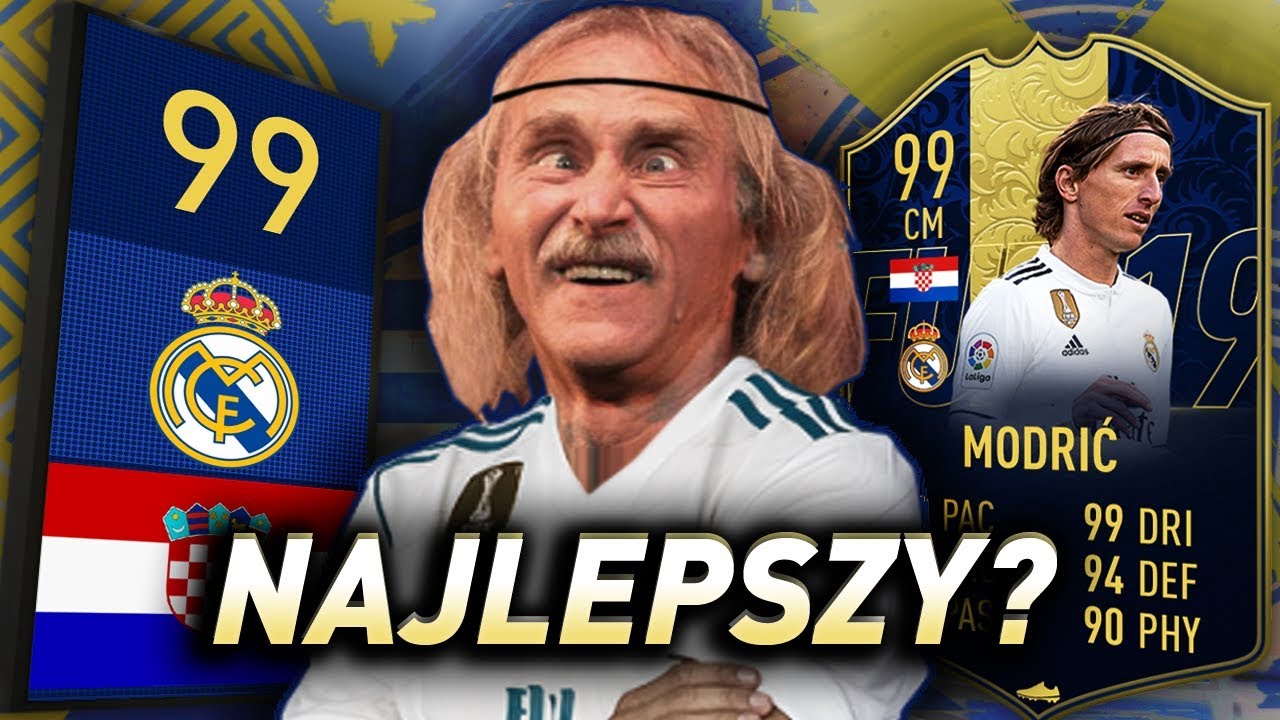 Teoretycznie najlepsza karta w historii FUT! - 99 TOTY Luka Modrić!