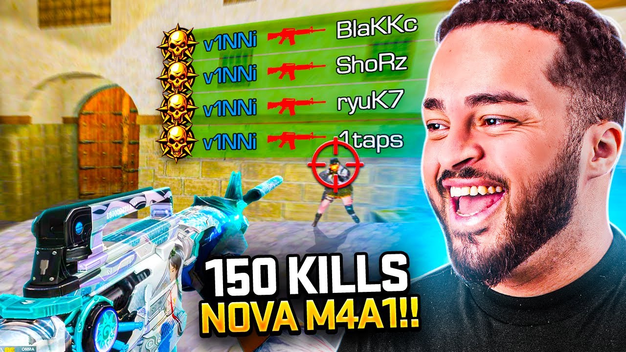 DESTRUI GERAL! NOVA M4A1 CYBORG DO KIT HANMEI É MUITO APELONA!