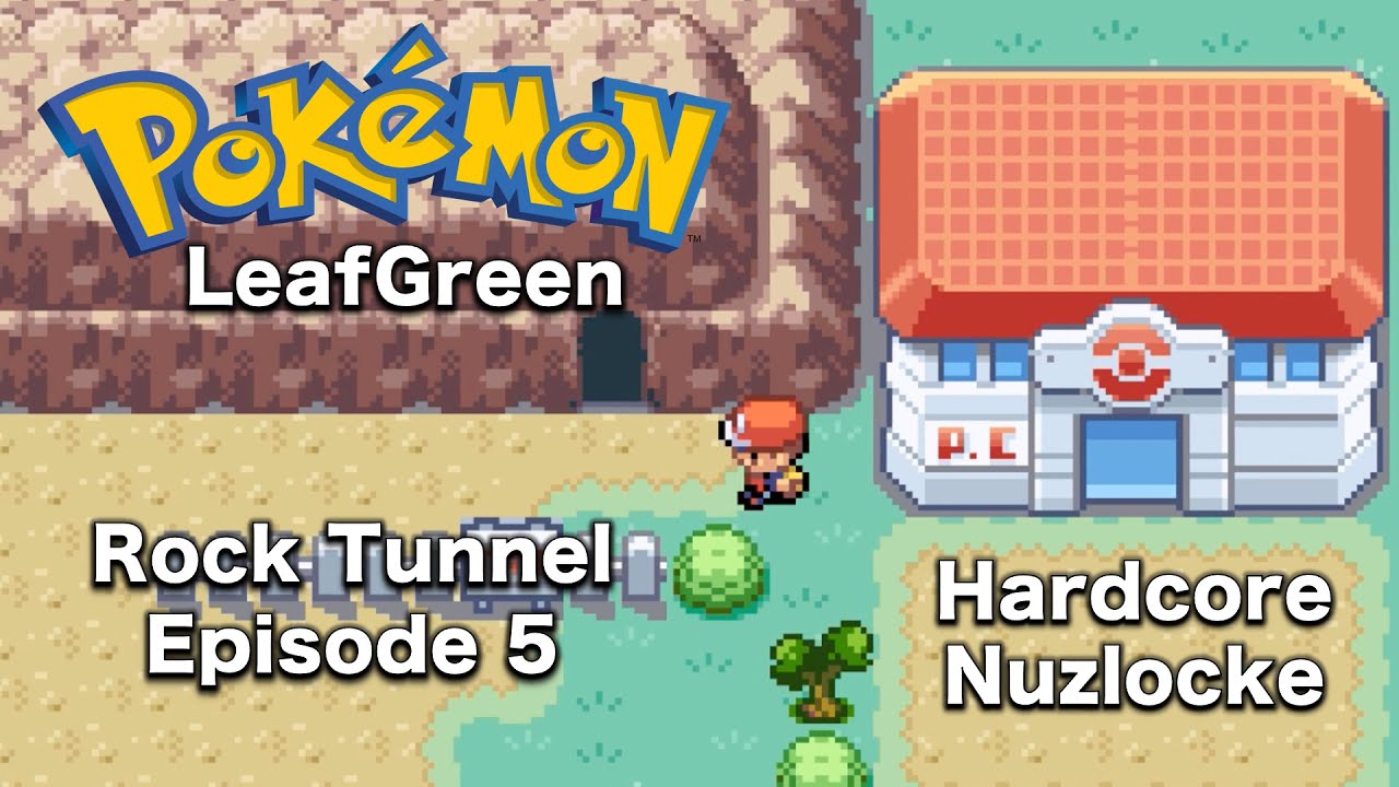 Rock Tunnel! Pokemon LeafGreen Hardcore Nuzlocke - Episode 5