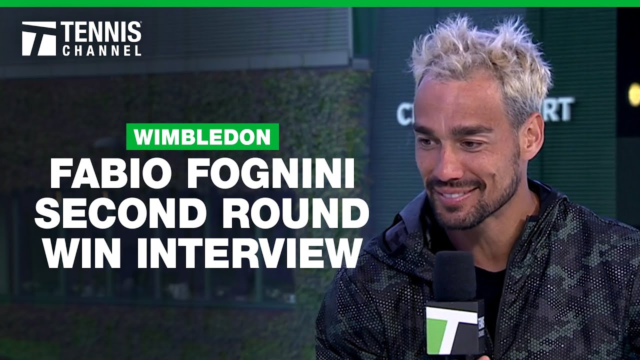 Fabio Fognini Reveals Truth Behind Bleached Blonde Hair | 2024 Wimbledon 2nd Round