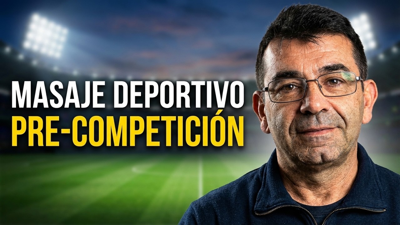Masaje deportivo Pre-competición. Fútbol ⚽️