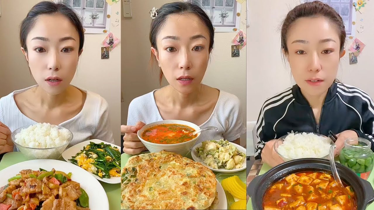 Chinese Home-Cooked Food Mukbang | Realistic Eating Sounds No Talking #390