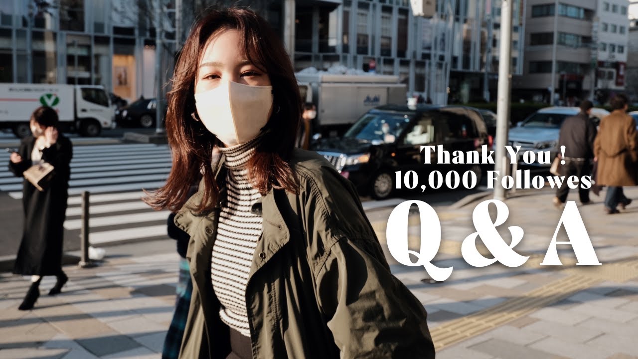 青山・表參道散步，一萬訂閱QA❤️｜如何練日文口說、培養穿搭美感✨、和男友回台灣？在日本買房？｜水瓶小姐