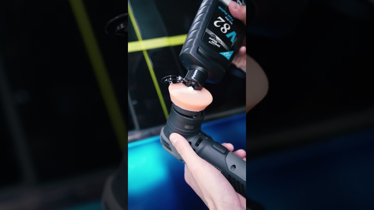 The perfect size polisher for restoring pillar post trims. #shinemate #EB210 #powertools #automotive