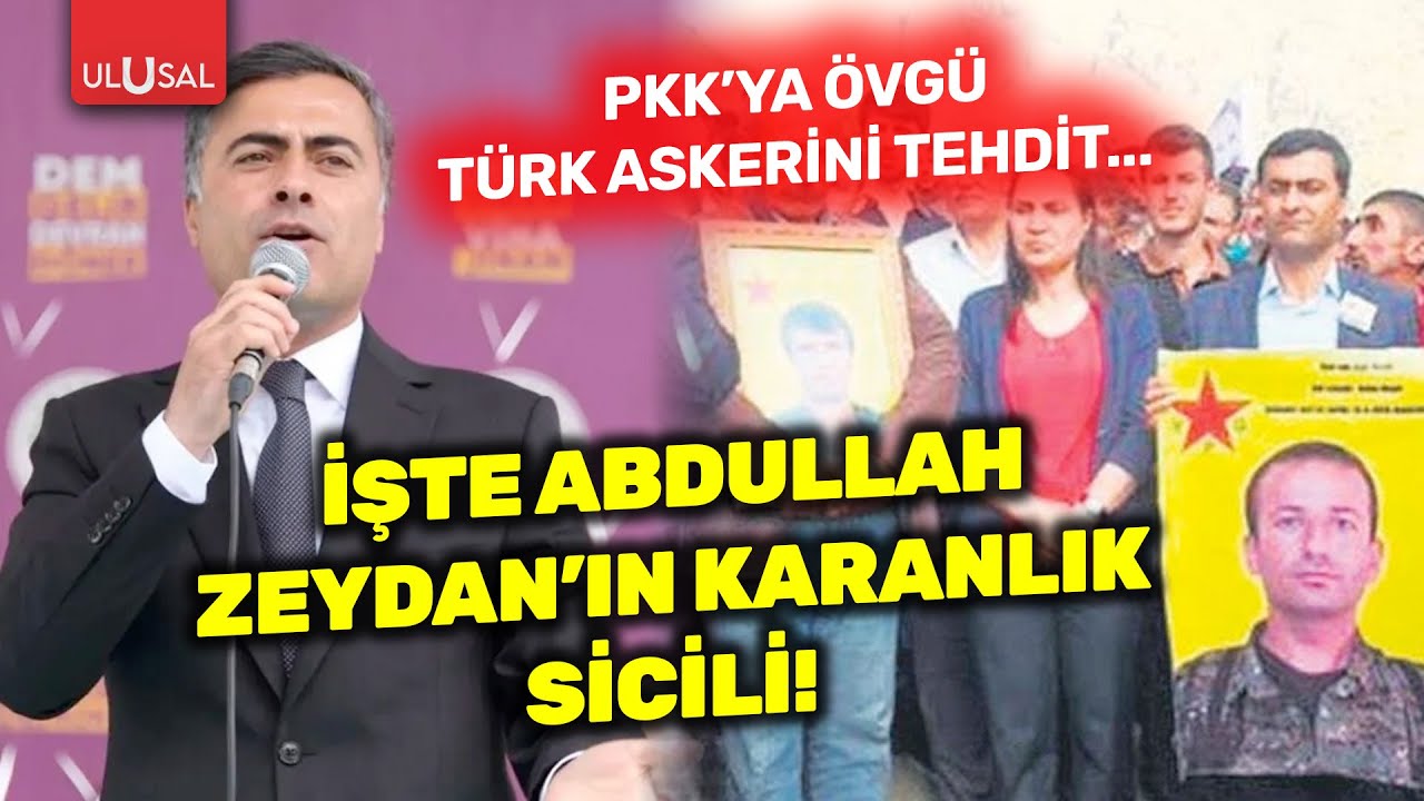 Yerine kayyım atanan DEM Partili Abdullah Zeydan'ın karanlık sicili!