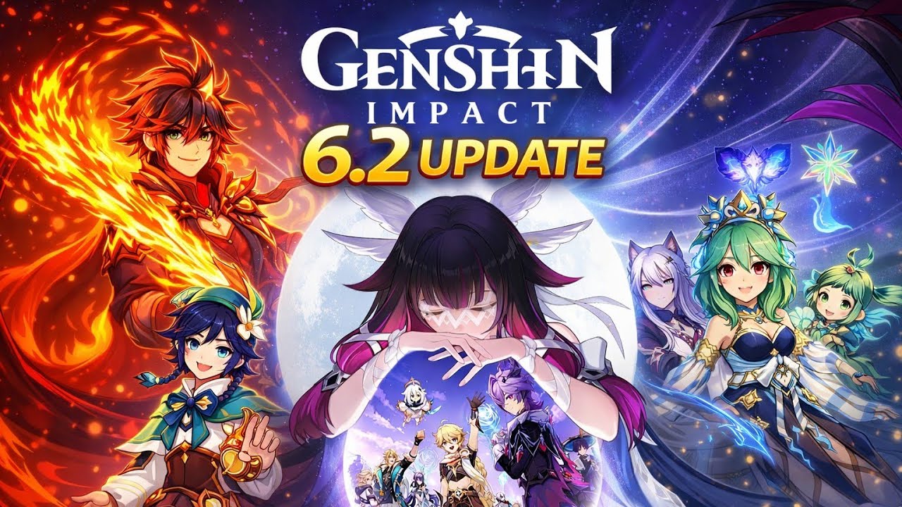 Farming And Characters Level Pull 😀 Genshin Impact 6.2 Update 