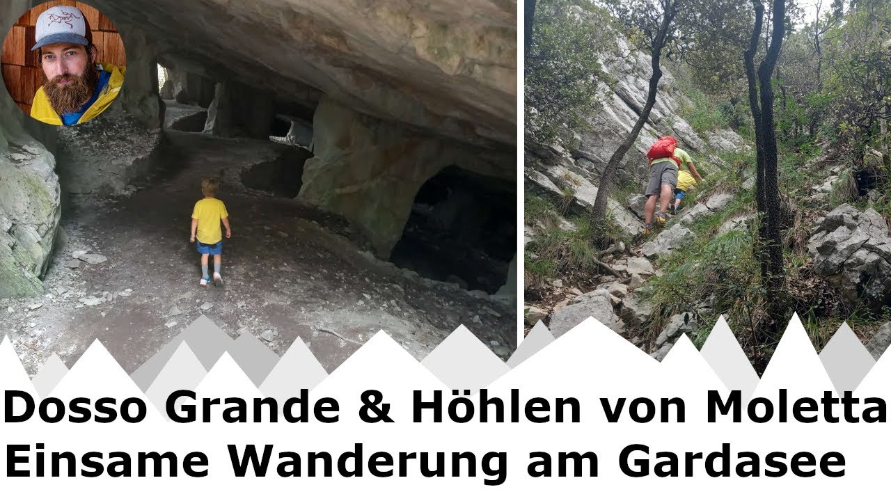 Dosso Grande und die Höhlen von Moletta | Bergwanderung bei Arco | T3 & I (UIAA)