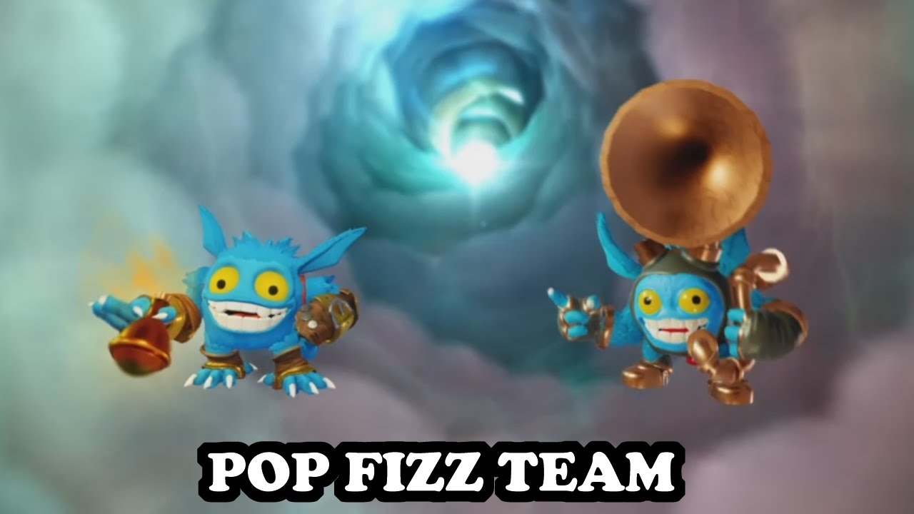 Skylanders Imaginators - Fizzy Frenzy Pop Fizz & Big Bubble Pop Fizz GAMEPLAY - POP FIZZ TEAM