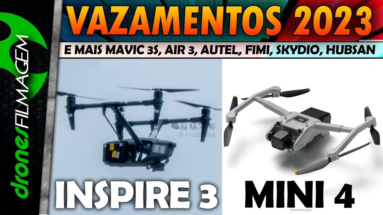 TODOS os VAZAMENTOS e RUMORES para 2023 DJI, FIMI, Autel, Skydio e Hubsan