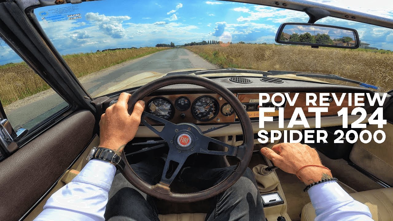 [ENG] Обзор POV ONBOARD | FIAT 124 SPIDER 2000 Pininfarina 50th Anniversary edition | 4K